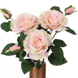 Artificial Flowers Vivid Roses 3 Pack