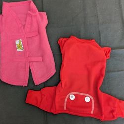 Dog Snuggie wrap and Long Johns - Small 