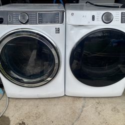 GE washer dryer set front loaders 