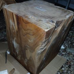 New TEAK SQUARE STOOL-AGED NATURAL TEAK INDONESIA 8 25 03-2025
