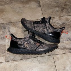 Unreleased SAMPLE - Action Bronson x adidas UltraBoost ‘Realtree Camo’ Brown Size 9