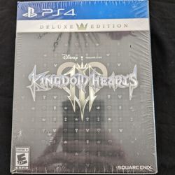 Kingdom Hearts III Deluxe Edition PS4 Brand New Sealed In Box 
