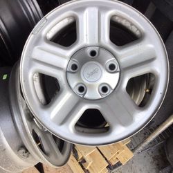 05 RIMS 2019 Wrangler Jeep Rims Set / 17 X 8 ( 5 Rims )
