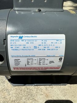 Magnetek Century Electric