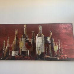 Wine And Grapes Wall Art