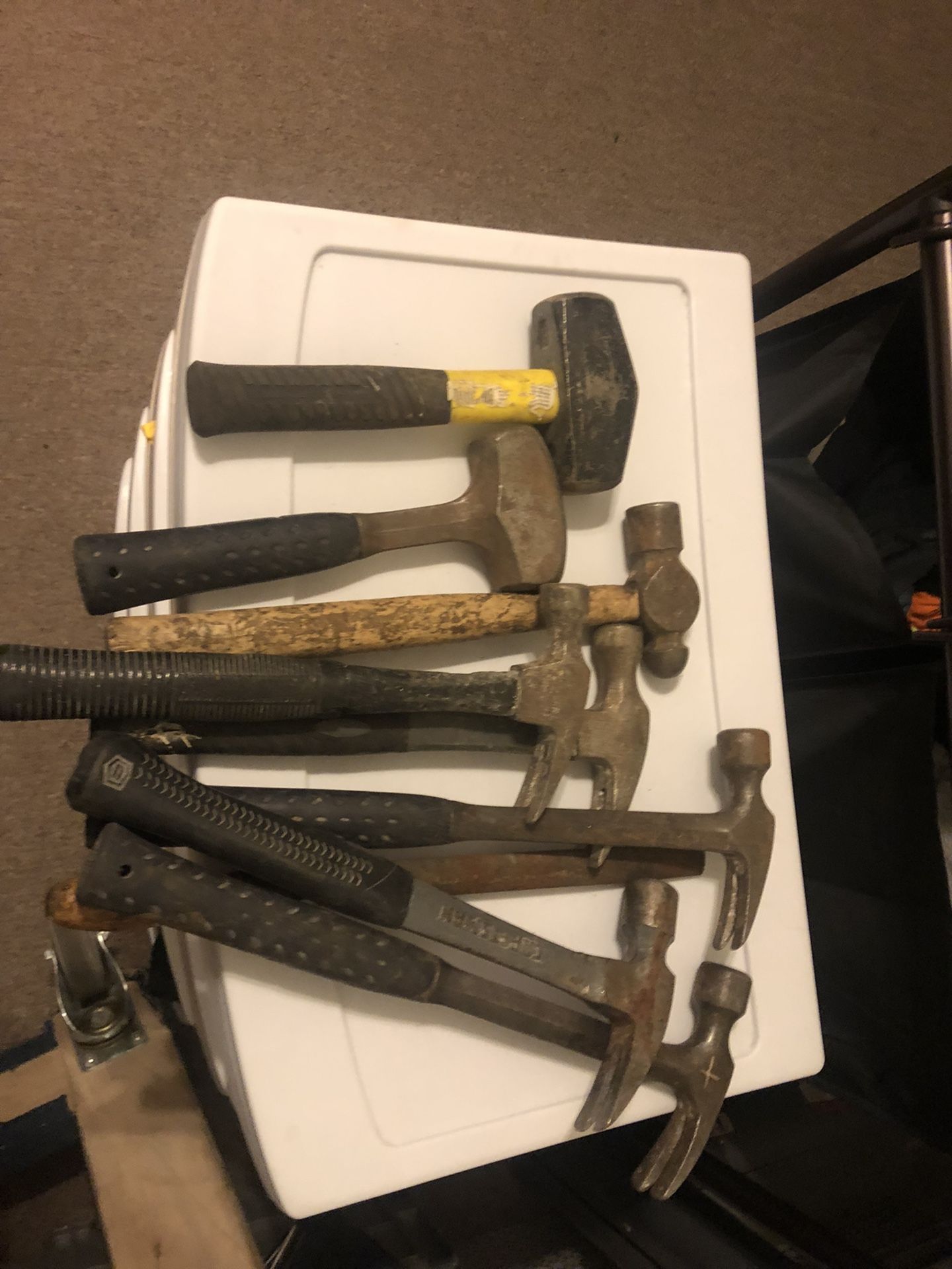 Assortment Of Hammers $10 Each Depending On Quantity