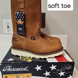 Thorogood Soft Toe Work Boots Size 7