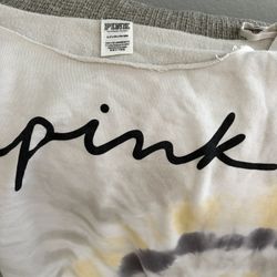 Pink Crop Sweatshirt