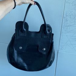 Hogan Leather Bag Made In Italy 