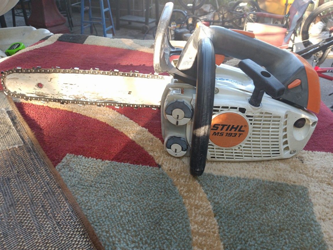 Stihl Chainsaw MS193 T for Sale in San Antonio, TX OfferUp