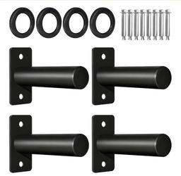 Wall Mounted Weight Plate Holder - Fit 2inch Olympic Weight Plates, Protective Rubber Pad