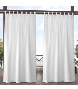 #199 Brand: Nicole Miller NY Window Curtains 2-Panels 54”x108” (Beige)