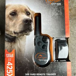 Dog, Correction Remote, And Collar