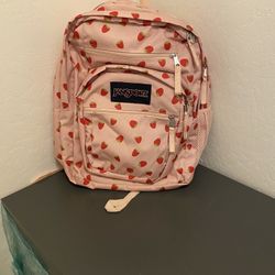 Strawberry Jansport Backpack 