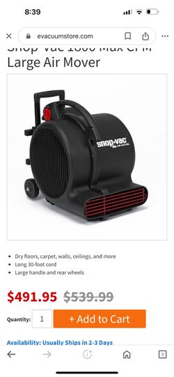 Floor Drying Fan