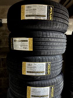 SET OF FOUR NEW TIRES 235/55/19 APLUS INCLUDING MOUNT AND BALANCE, ASK ME FOR SIZES AND BRANDS