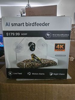 AI Smart Birdfeeder with 4K Camera