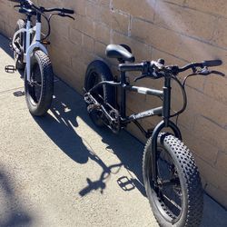 2 SWAGTRON ELECTRIC BIKES