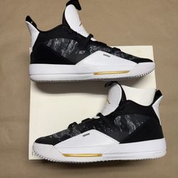 Nike Air Jordan 33 XXXIII Black Tiger Camo Mens size 18 Rare NEW!