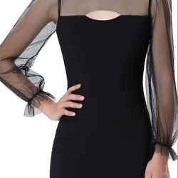 Mebius Girl's Mesh Sleeve Dress