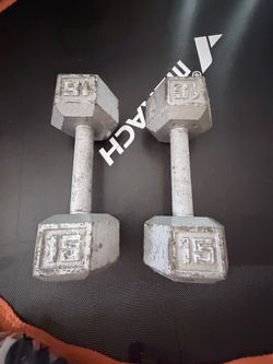 Dumbbells 15lb each