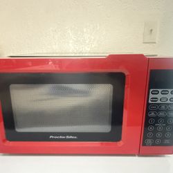 Brand New Red Microwave.
