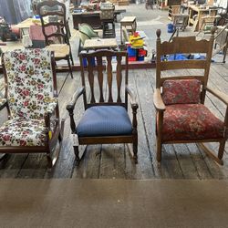 Rocking Chairs and Side Chairs