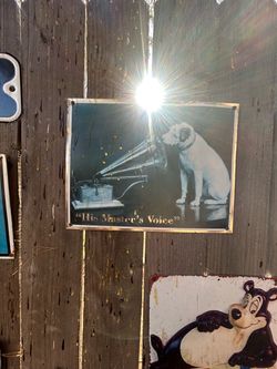 His Master's Voice Vintage Metal Sign