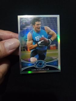 Carolina Panthers Luke Kuechly 2012 Topps Chrome Rookie Card Refractor