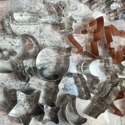 Cookie Cutters Metal And Vintage 