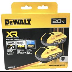 DEWALT 5.0Ah (2 Pack) DCBP520-2 power stack