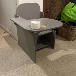 Gray kids Table/chair