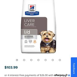 Hills Diet Dog Food Liver Care 17.6LB