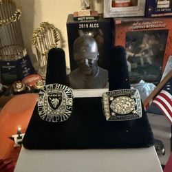 Oakland Raiders fan rings