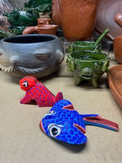 Alebrijes de Oaxaca, planteros oaxacenos! Taza mexicana de carita