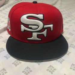 Fitted XL Logo Niners Hat
