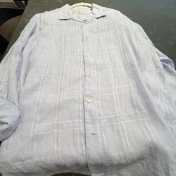 Tommy Bahamas linen shirt extra large