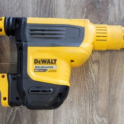 DEWALT FLEXVOLT 60V MAX* Rotary Hammer Drill, SDS Max, Brushless Combination, 1-3/4-Inch, Tool Only (DCH614B)
