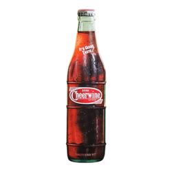 CHEERWINE METAL BOTTLE SIGN