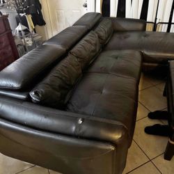 Italian Sofa Couch with Ottoman. Price Including Delivery 