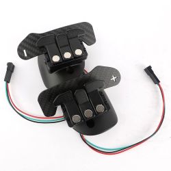 BRAND NEW 2015-2023 Dodge Charger Challenger Durango Real Carbon Fiber Replacement Magnetic Paddle Shifter