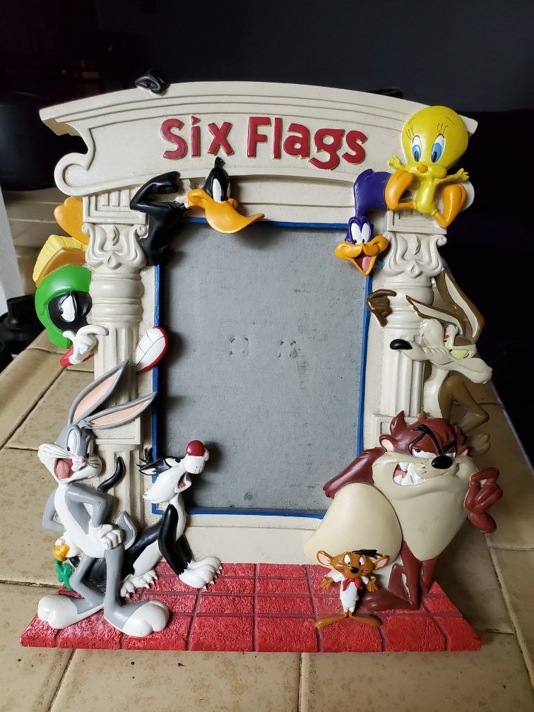 SIX FLAGS PICTURE FRAME