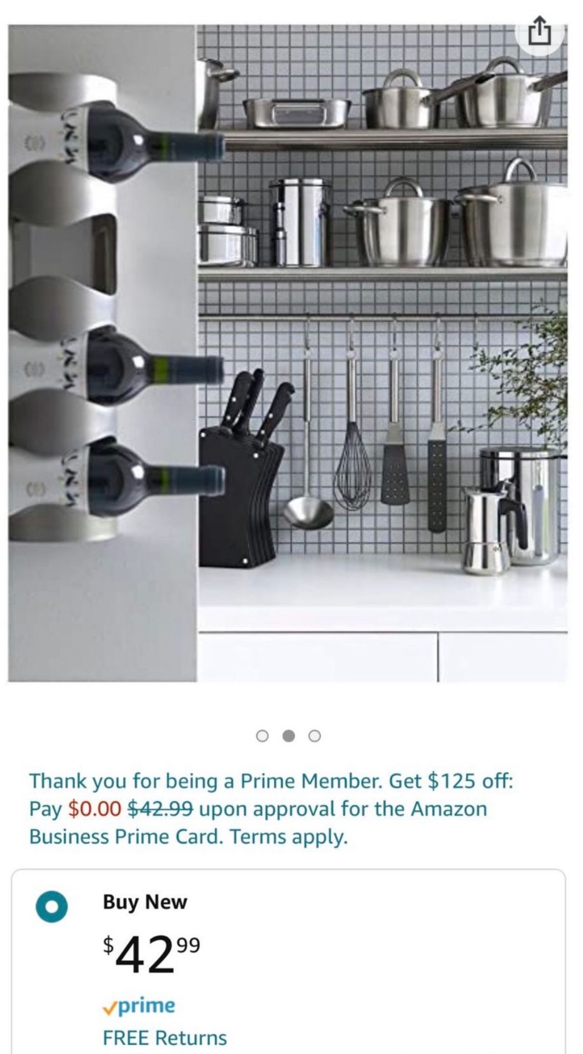  wall wine rack - Bar - Cocktail - Alcohol Bottle Holder