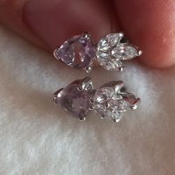 925 STERLING SILVER  AND ZIRCONIA CRISTAL 