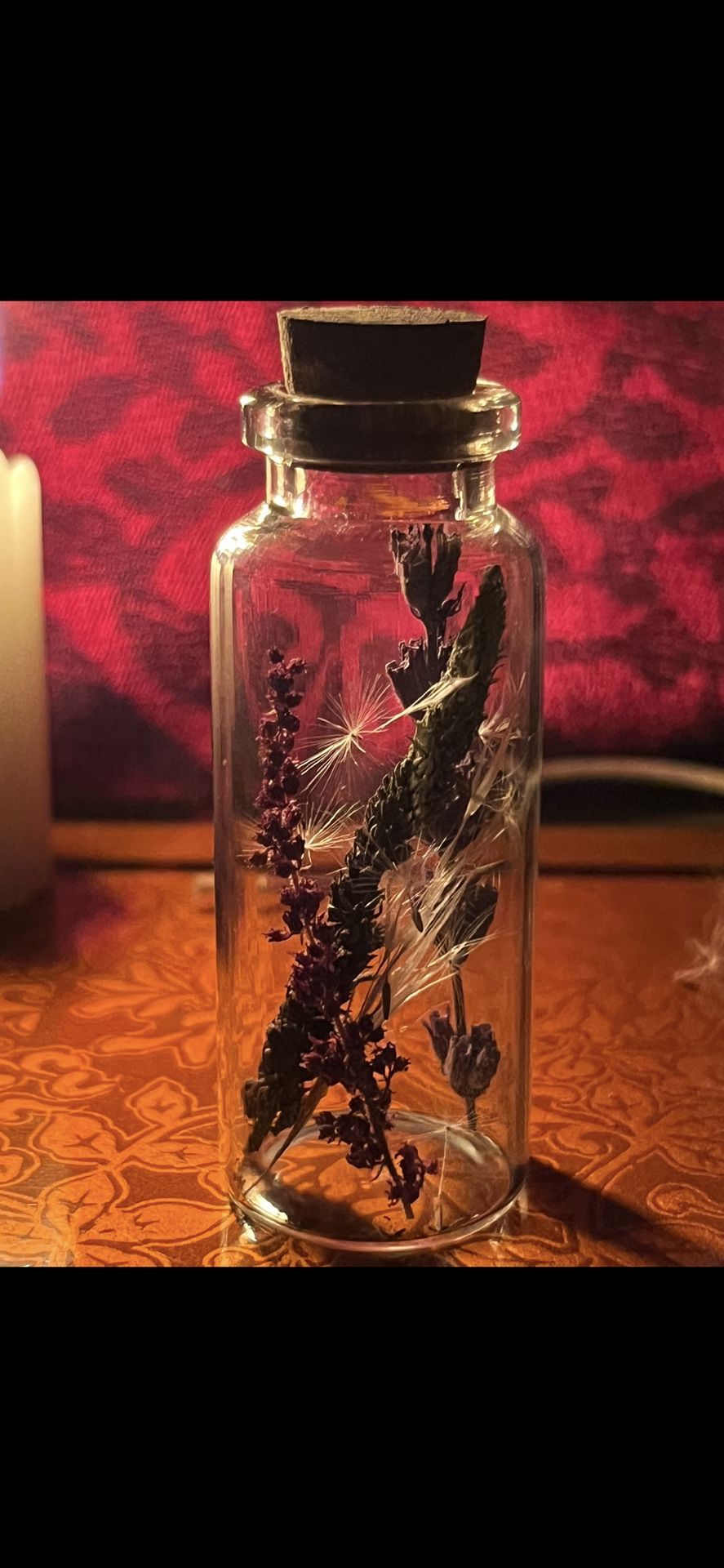  Dried Flower Apothecary Jars