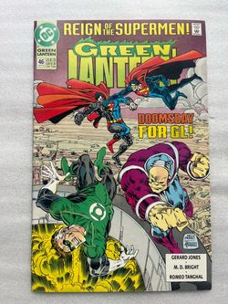 DC Green Lantern #46 Volume 3; vs Mongul! Reign of the Supermen 1993 VF