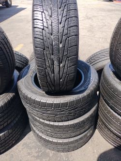 Set of four used tires 195/65-15