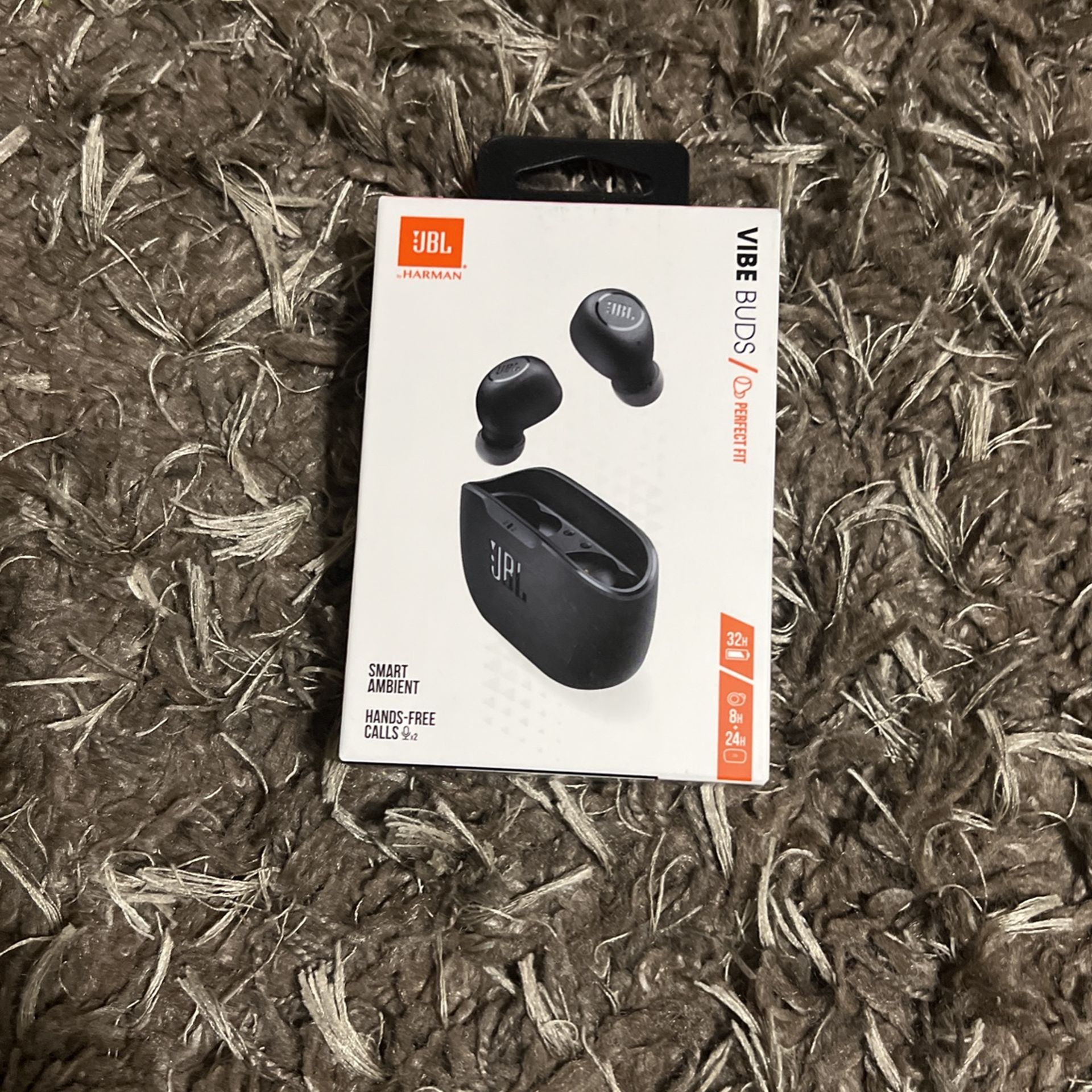 JBL Vibe Buds True Wireless Bluetooth Earbuds Headphones - Black