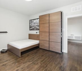 Ikea full  bed and ikea pax unit