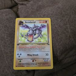 1995 1st Ediction Pokemon Aerodactyl Foil